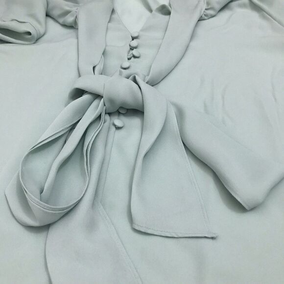 Eva Mendes Women’s Blouse Mint Green Color Size XL - Picture 8 of 11